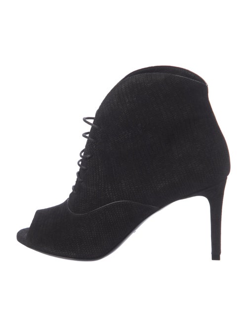 Saint Laurent Suede Lace-Up Boots