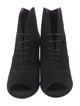 Saint Laurent Suede Lace-Up Boots