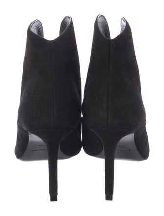 Saint Laurent Suede Lace-Up Boots