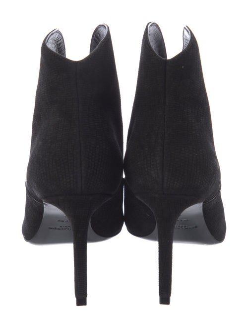 Saint Laurent Suede Lace-Up Boots