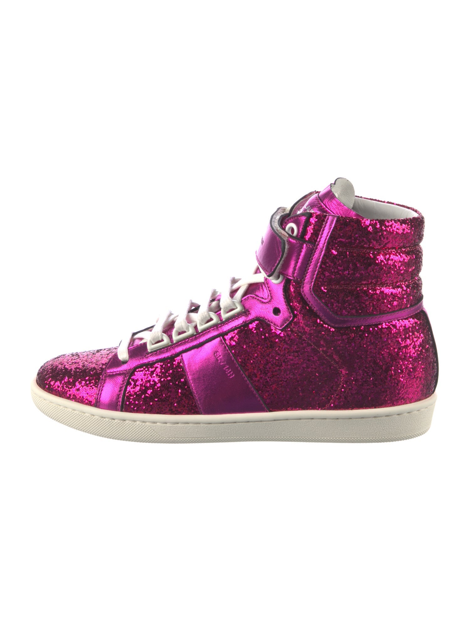 Saint Laurent Glitter Glitter Accents Sneakers