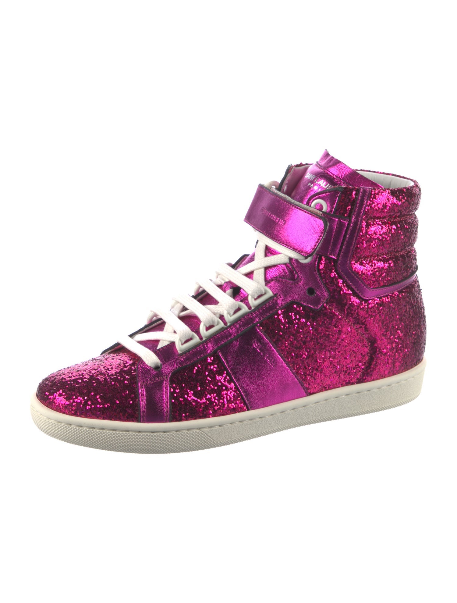 Saint Laurent Glitter Glitter Accents Sneakers