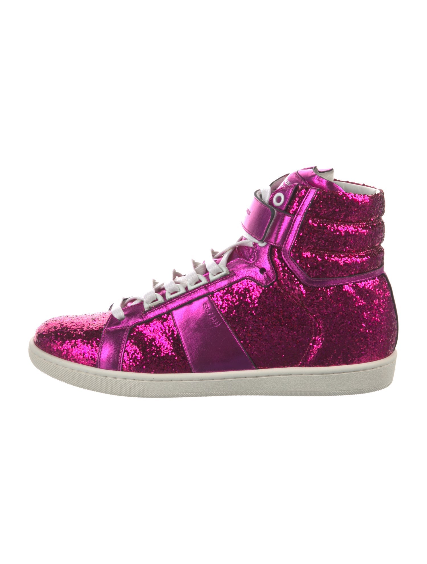 Saint Laurent Glitter Glitter Accents Sneakers w/ Tags