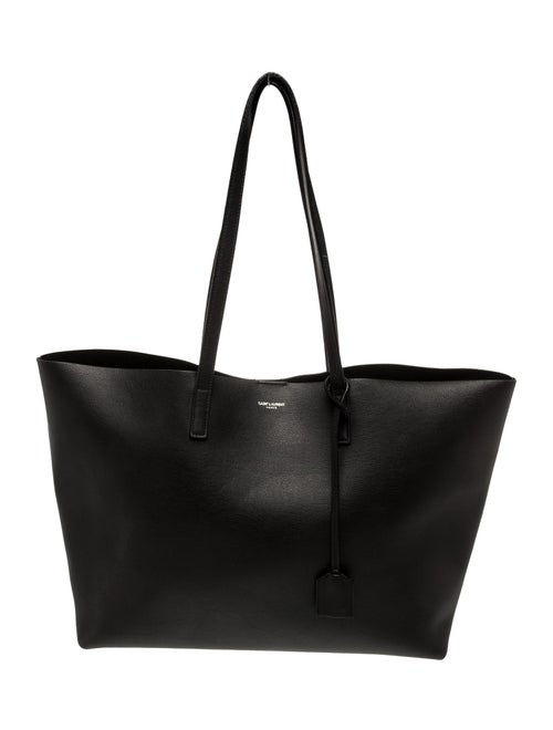 Saint Laurent Leather Shopping Tote Large