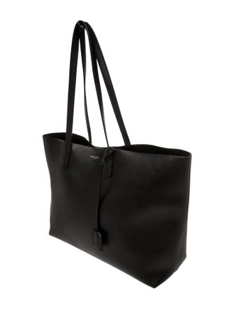 Saint Laurent Leather Shopping Tote Large