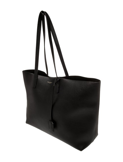 Saint Laurent Leather Shopping Tote Large