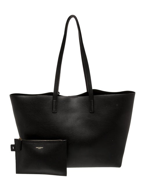 Saint Laurent Leather Shopping Tote Large