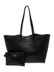 Saint Laurent Leather Shopping Tote Large