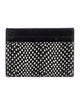 Saint Laurent Leather Polka Dot Print Card Holder