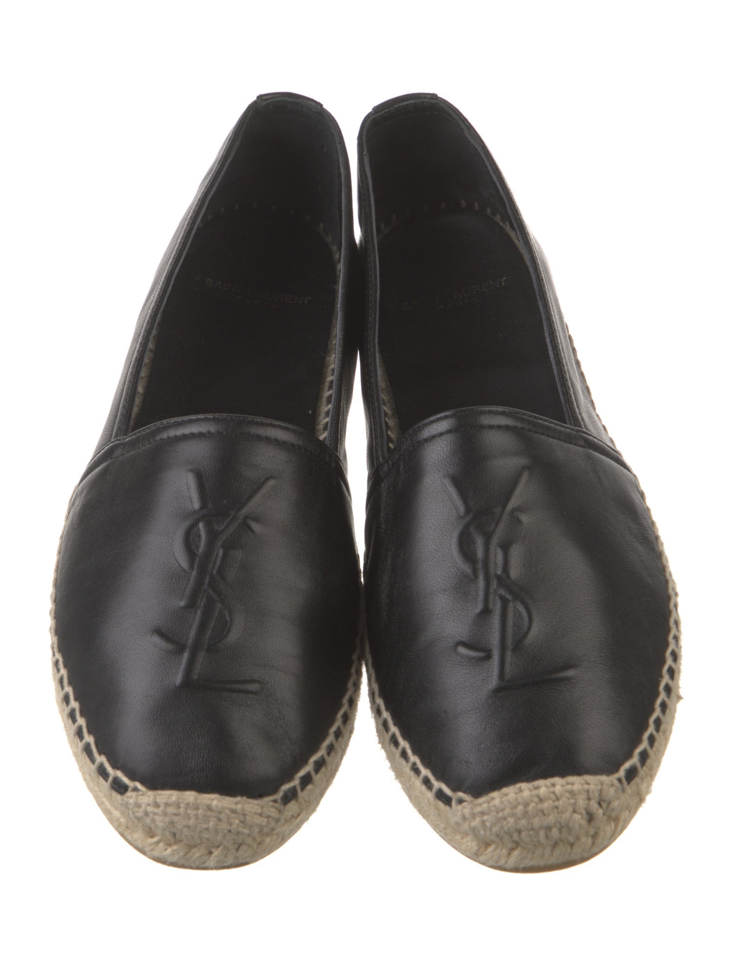 Saint Laurent Leather Espadrilles