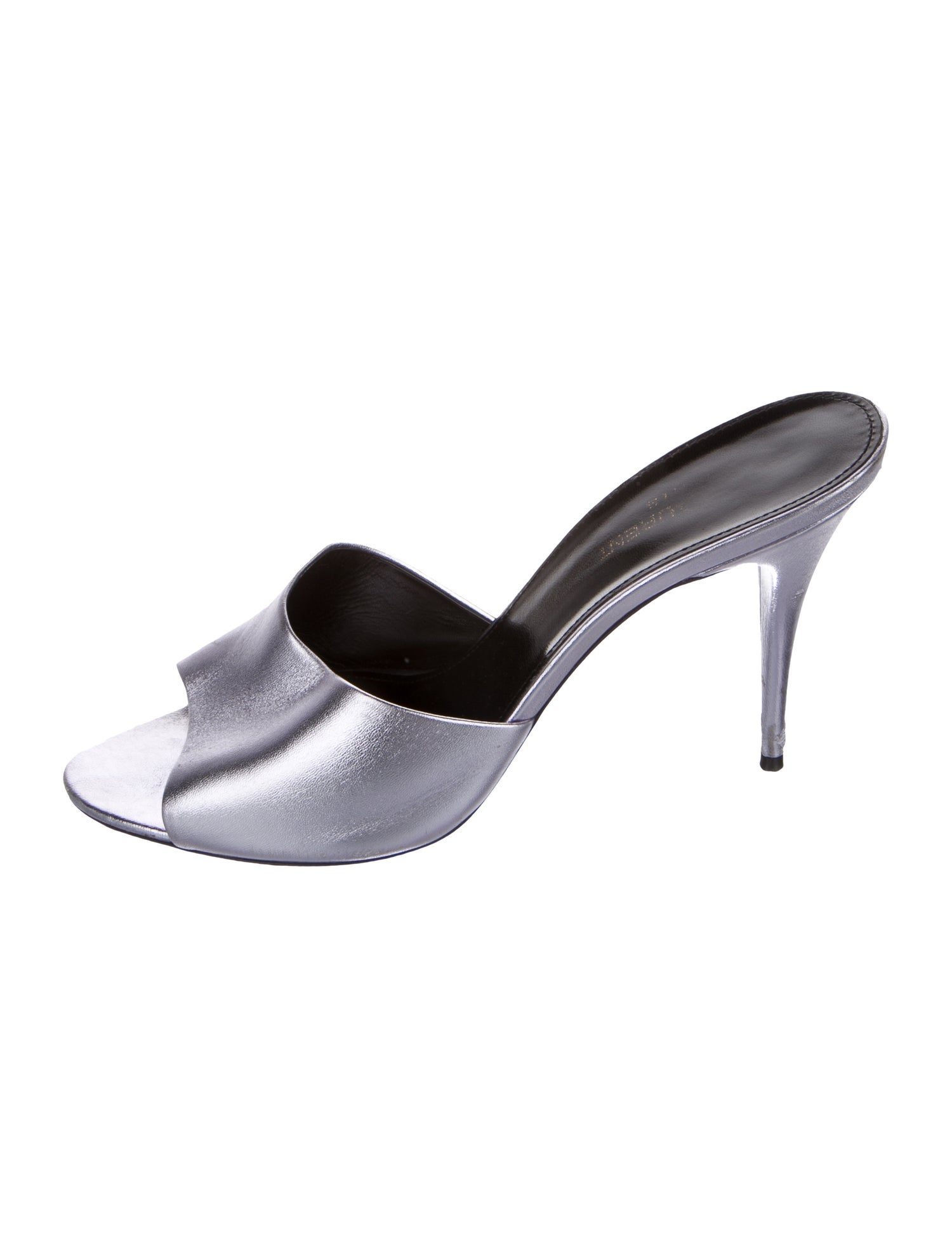 Saint Laurent Leather Slides