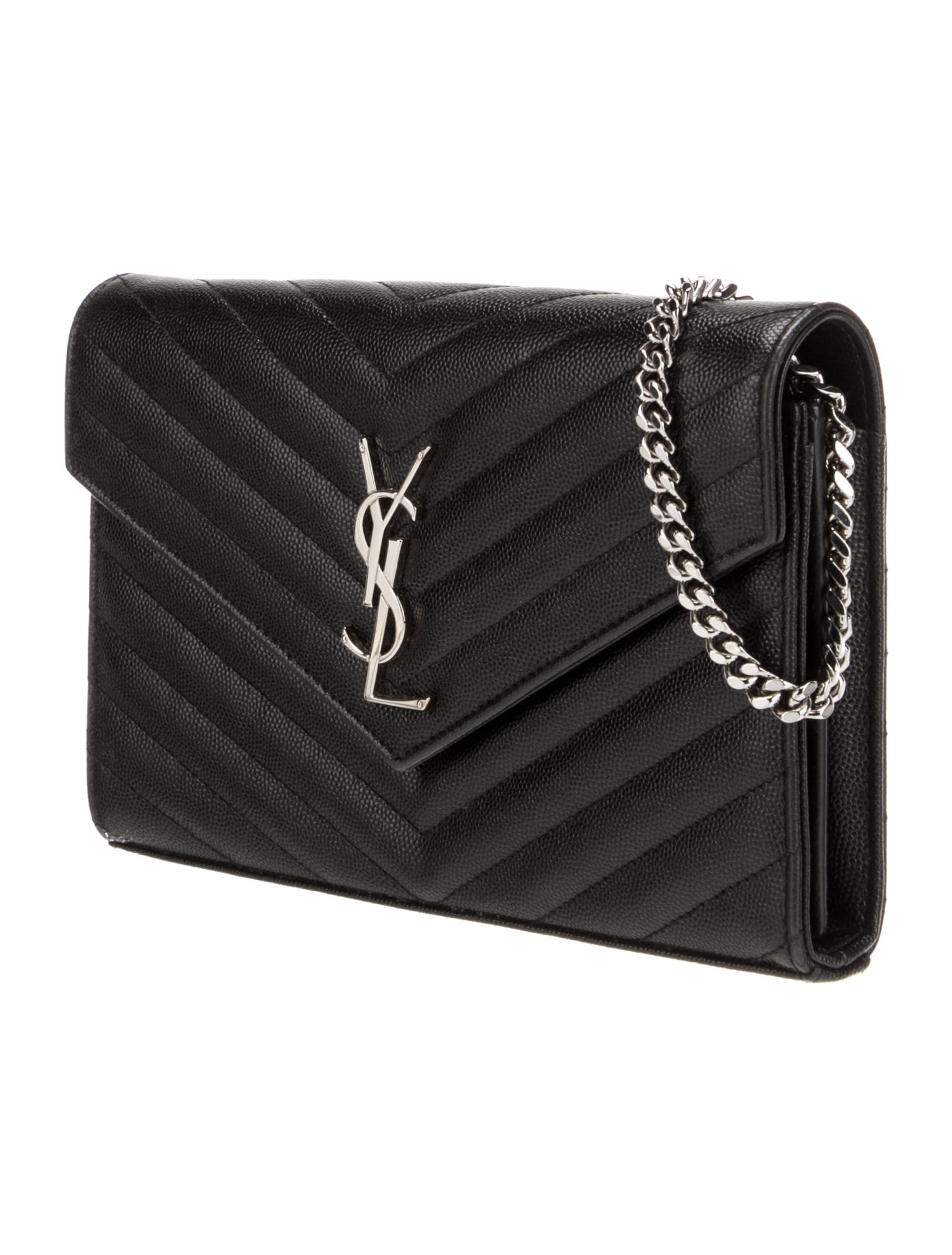 Saint Laurent Chevron Shoulder Bag