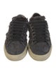 Saint Laurent Denim Distressed Accents Sneakers