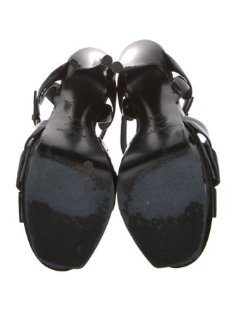 Saint Laurent Patent Leather T-Strap Pumps