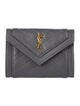 Saint Laurent Leather Compact Wallet