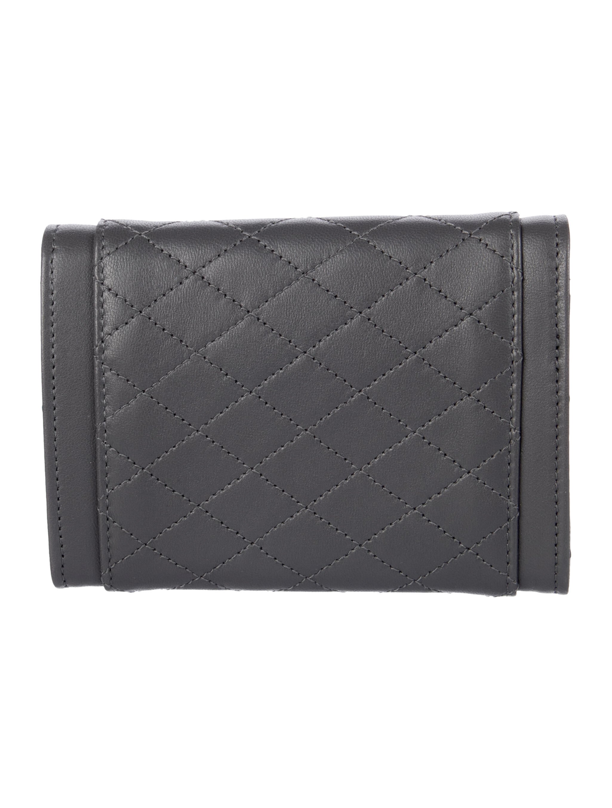 Saint Laurent Leather Compact Wallet
