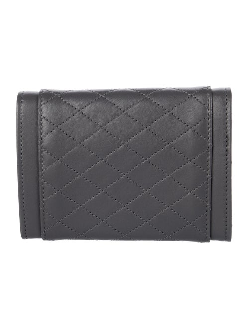 Saint Laurent Leather Compact Wallet