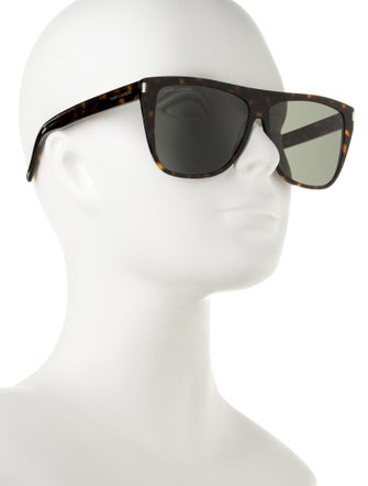 Saint Laurent Square Tinted Sunglasses