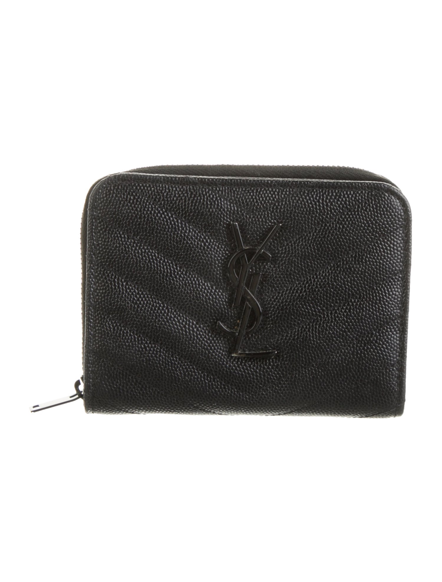 Saint Laurent Leather Compact Wallet