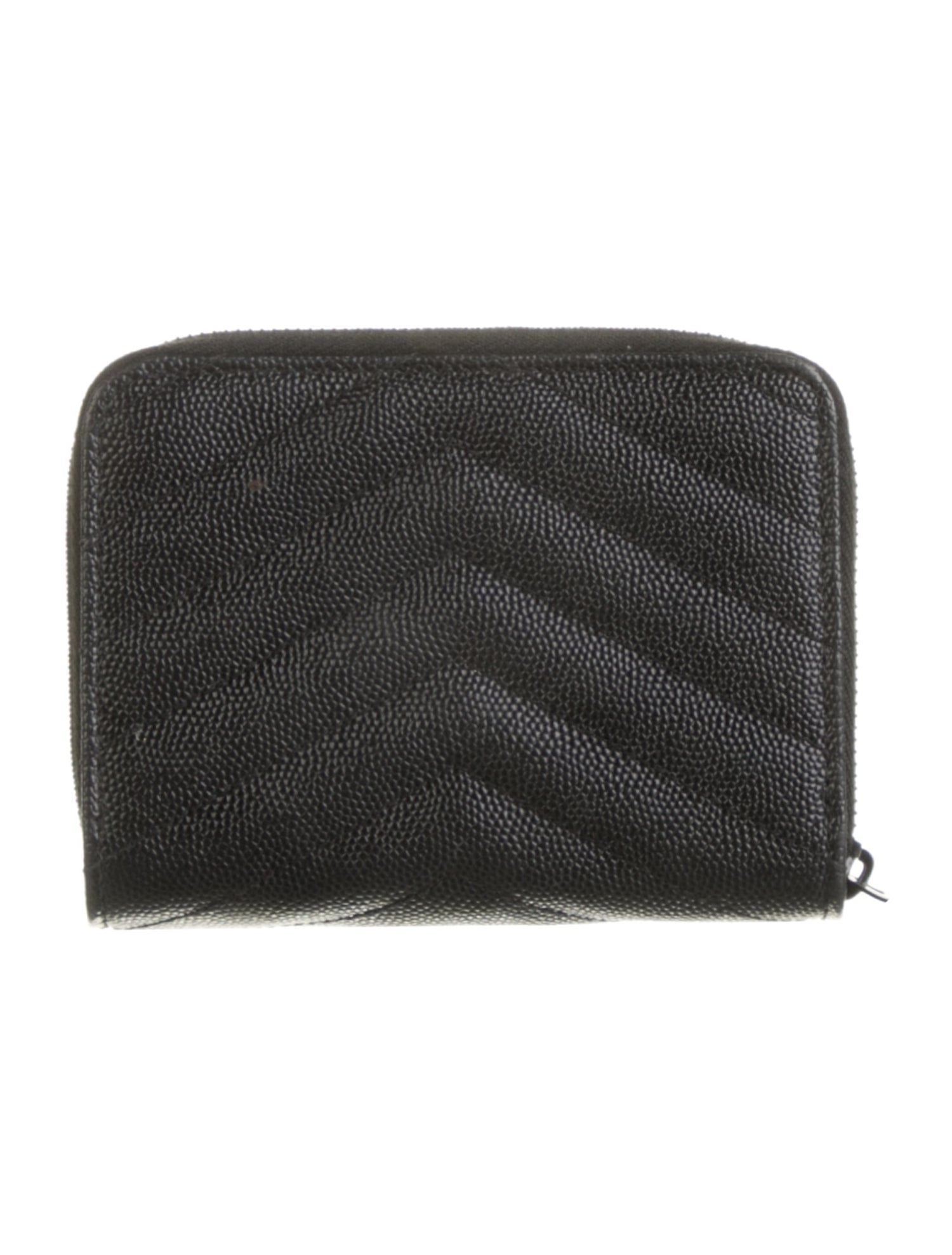 Saint Laurent Leather Compact Wallet