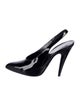 Saint Laurent Patent Leather Slingback Pumps