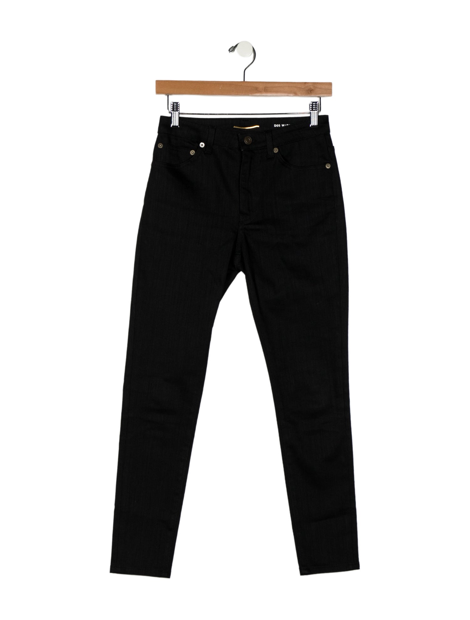 Saint Laurent Mid-Rise Skinny Leg Jeans