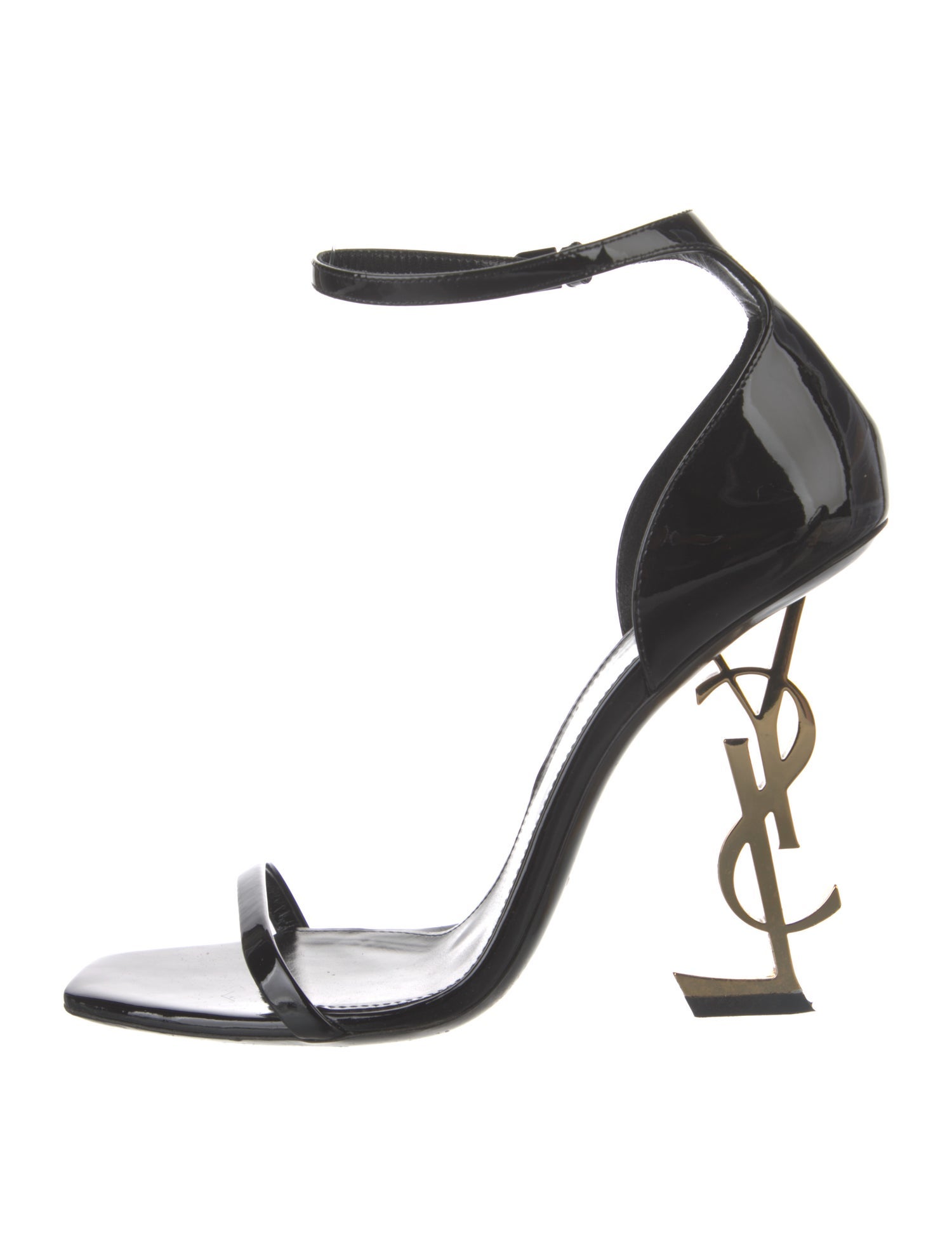 Saint Laurent Patent Leather Sandals