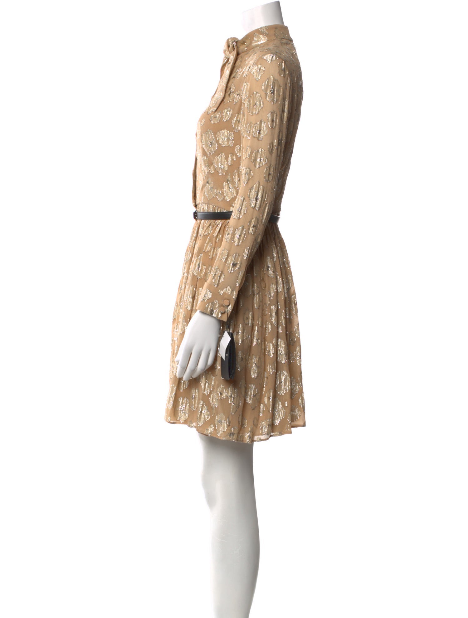 Saint Laurent Silk Mini Dress