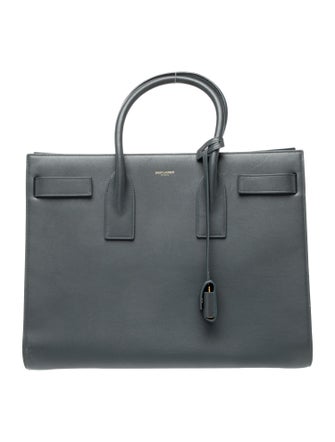 Saint Laurent Leather Sac De Jour Large