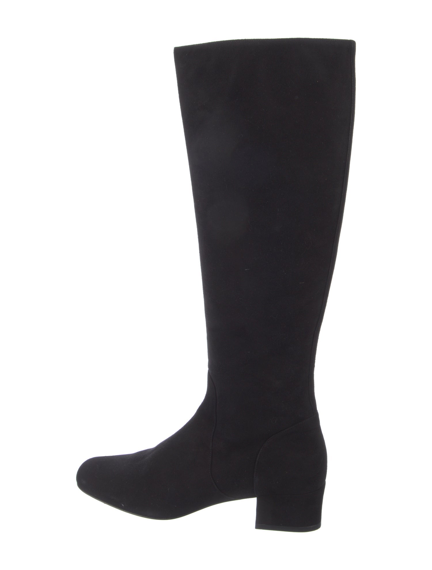 Saint Laurent Suede Riding Boots