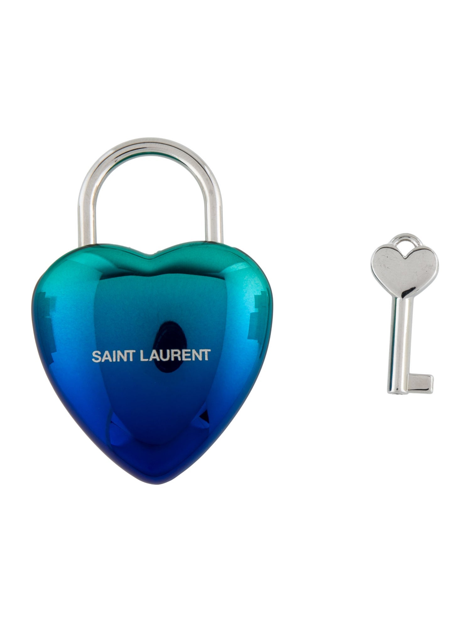 Saint Laurent Heart Lock Charm