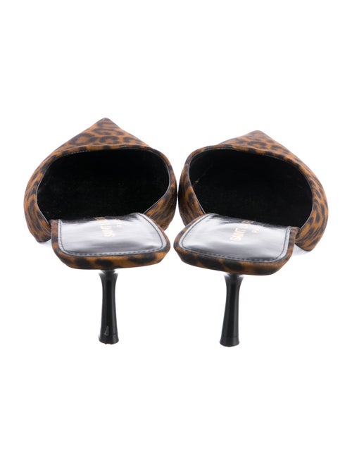 Saint Laurent Animal Print Mules