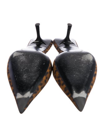 Saint Laurent Animal Print Mules