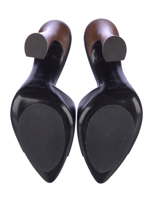 Saint Laurent Leather Slides