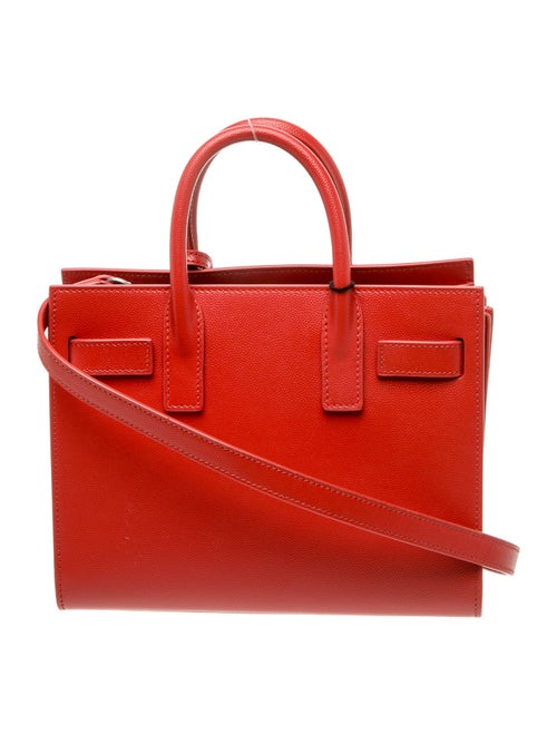 Saint Laurent Leather Sac De Jour Nano