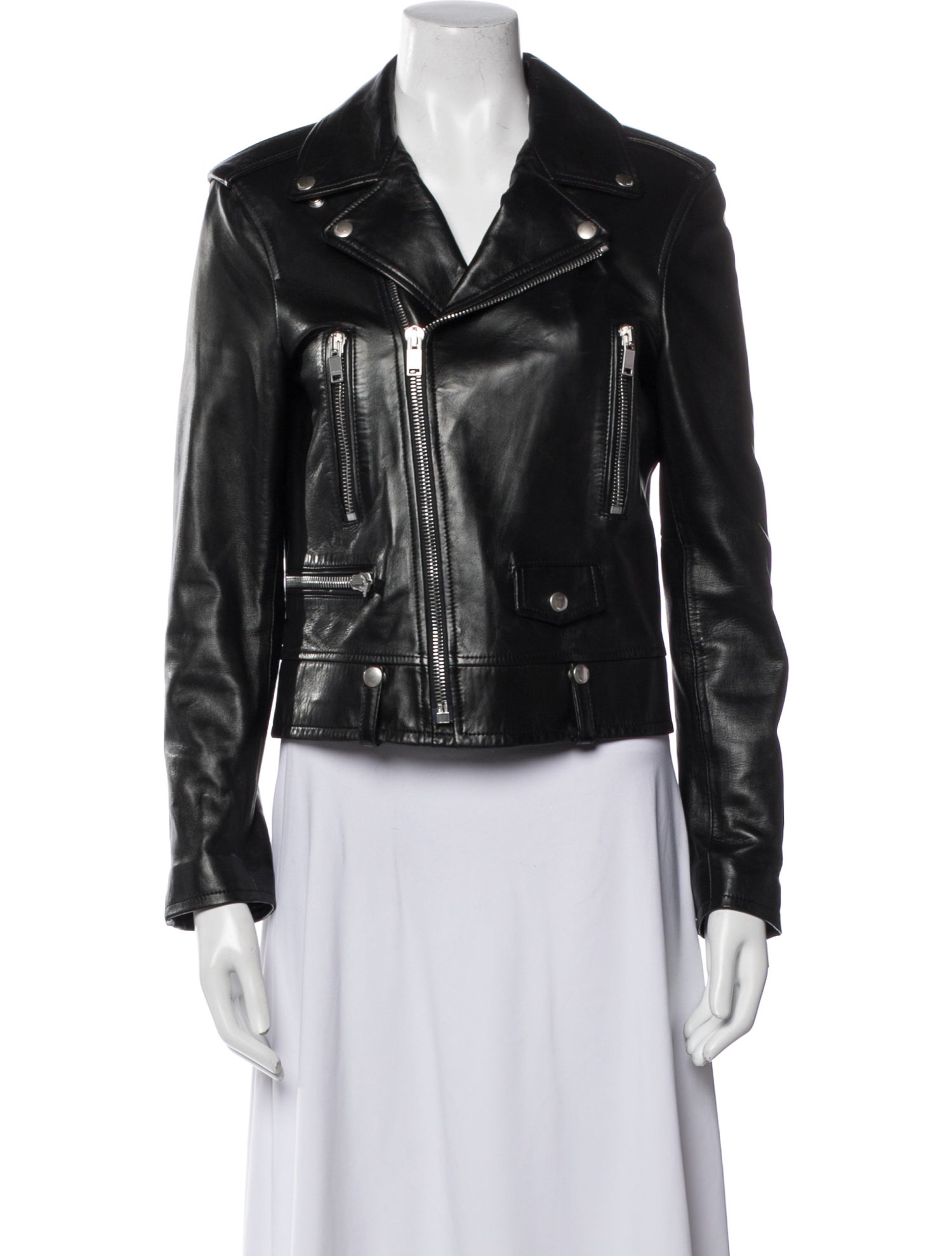 Saint Laurent Leather Biker Jacket