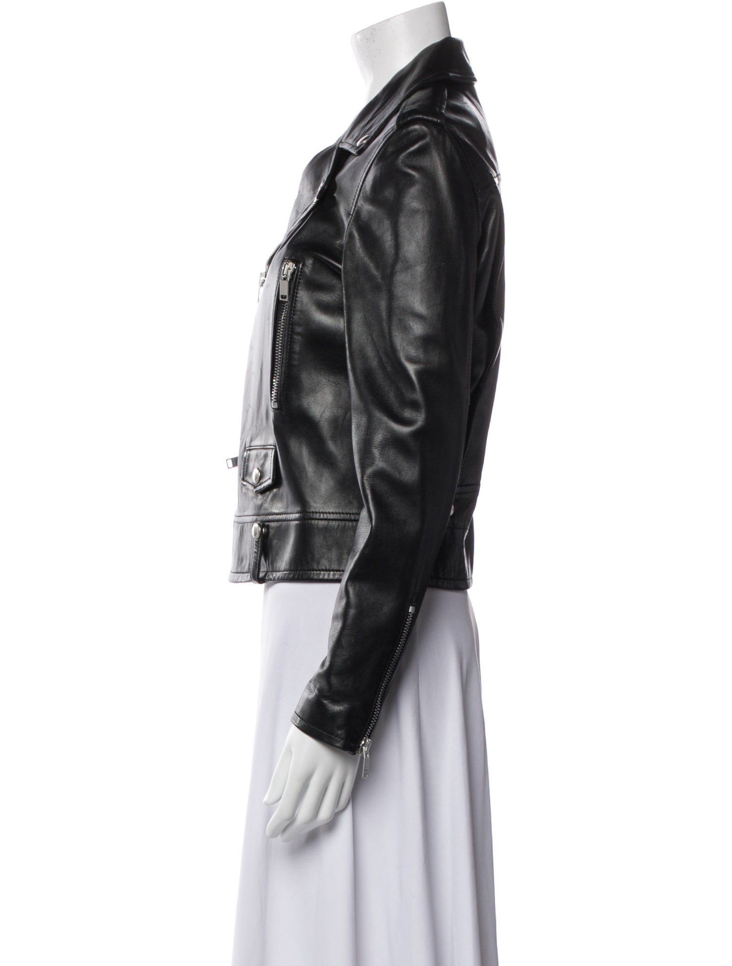 Saint Laurent Leather Biker Jacket