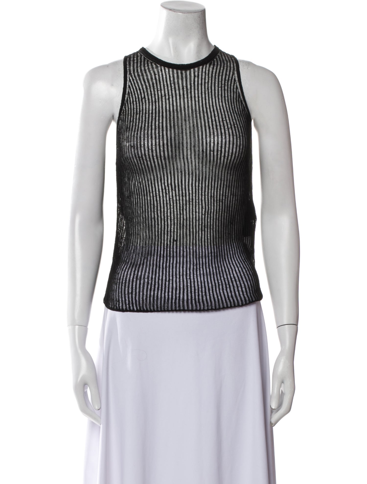 Saint Laurent Linen Striped Top