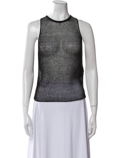 Saint Laurent Linen Striped Top