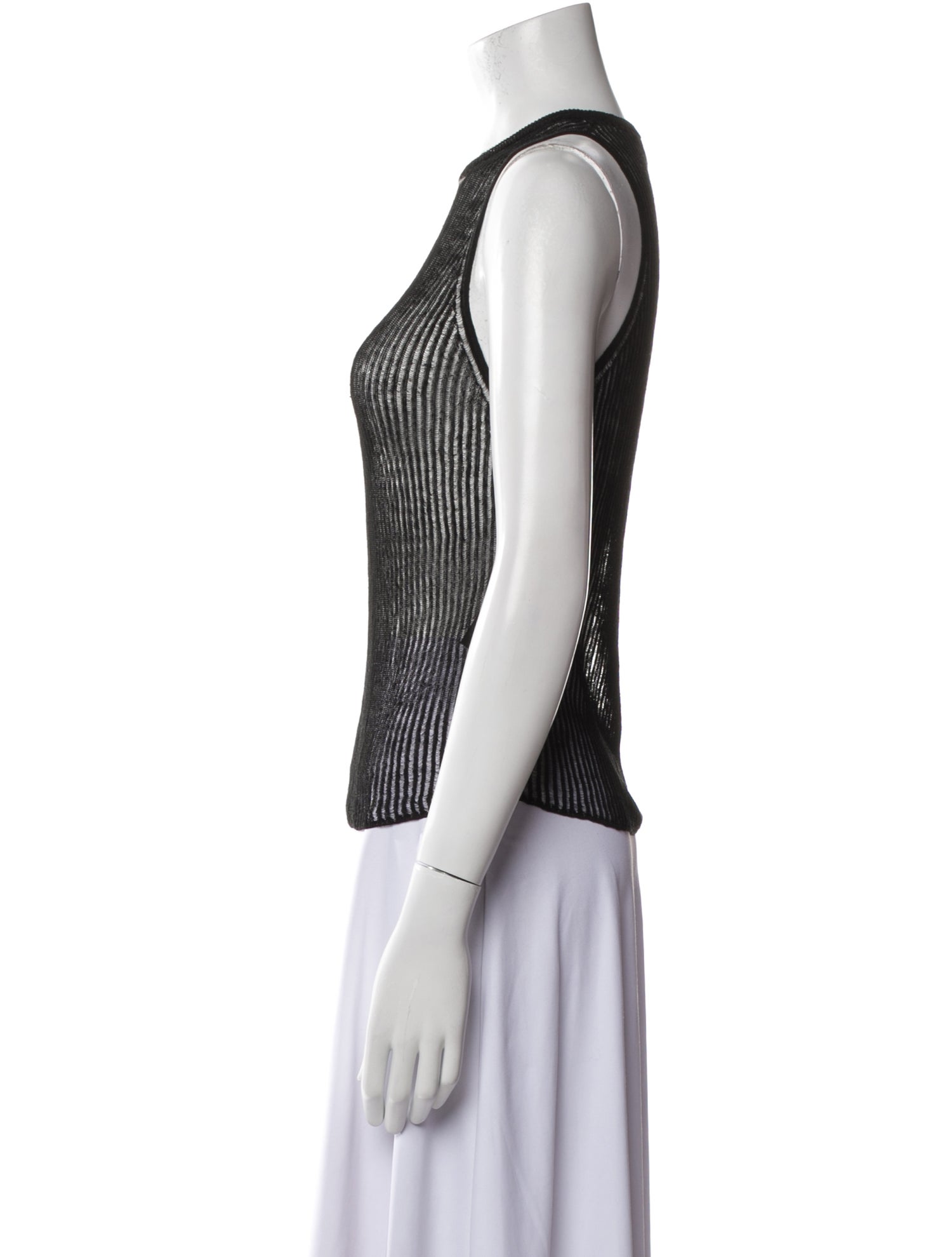 Saint Laurent Linen Striped Top