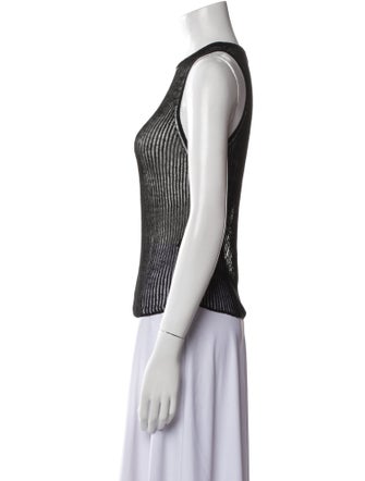 Saint Laurent Linen Striped Top