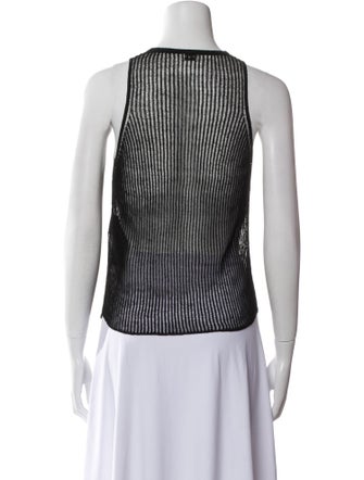 Saint Laurent Linen Striped Top