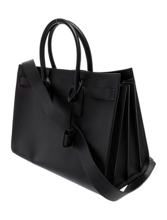 Saint Laurent Leather Sac De Jour