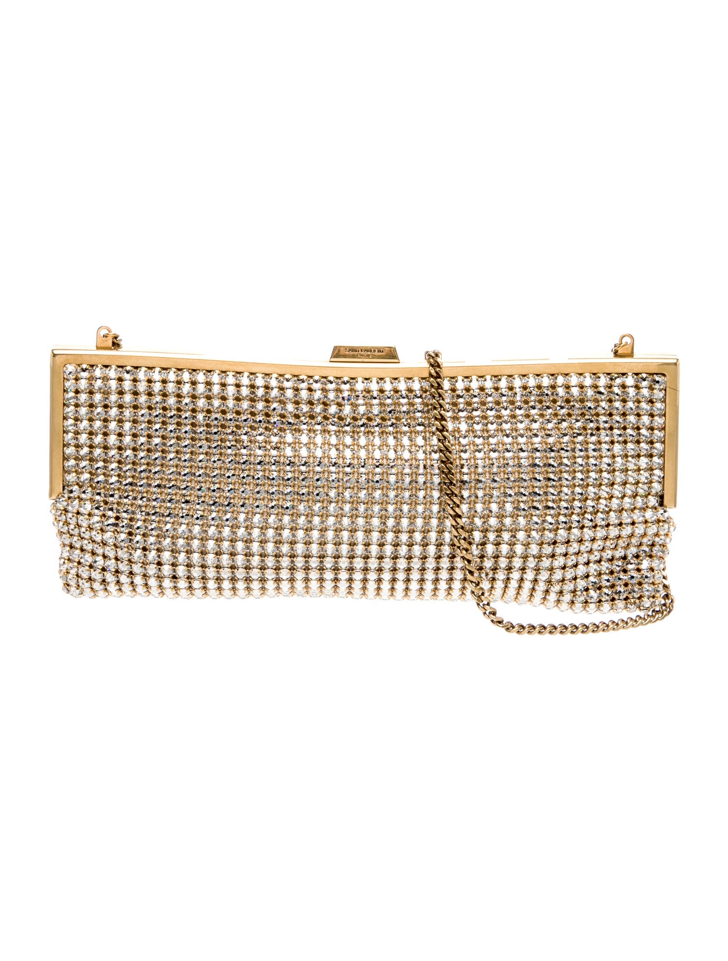 Saint Laurent Crystal Minaudière 2025