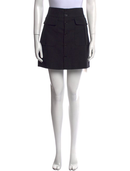 Saint Laurent Wool Mini Skirt