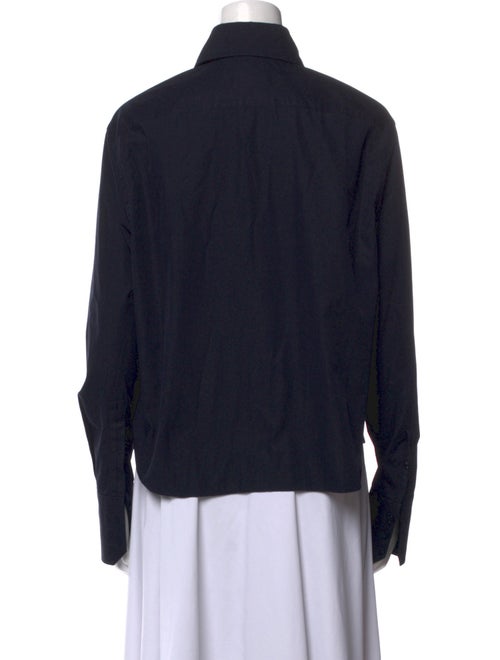 Saint Laurent Long Sleeve Button-Up Top