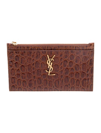 Saint Laurent Leather Clutch