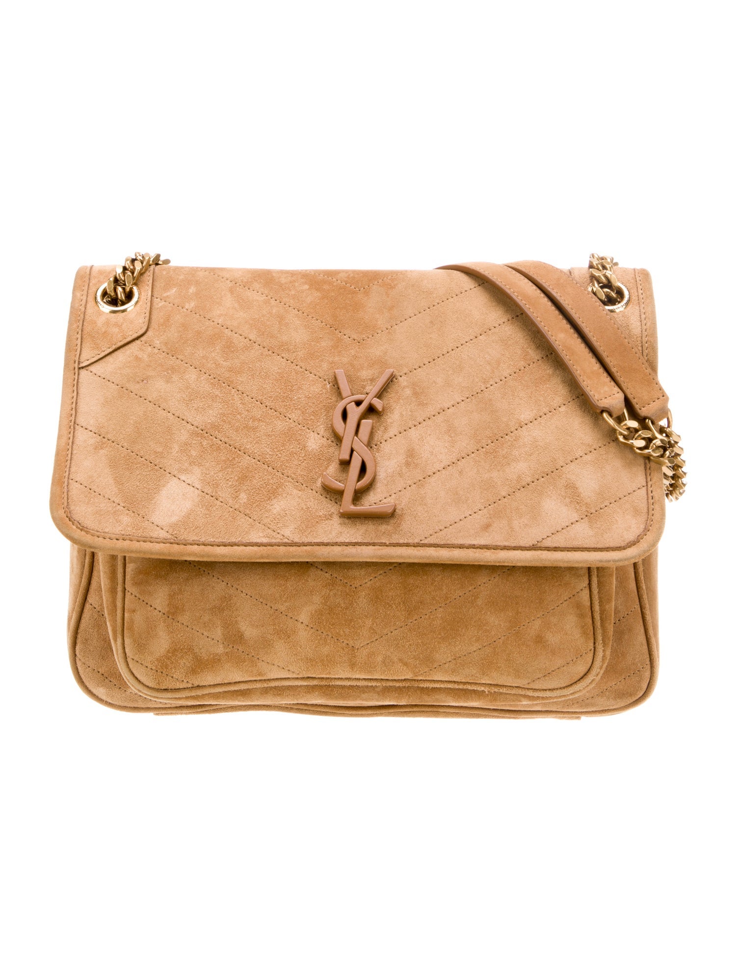 Saint Laurent Suede Kate Medium