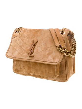 Saint Laurent Suede Kate Medium