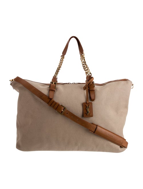 Saint Laurent Canvas Weekender Bag